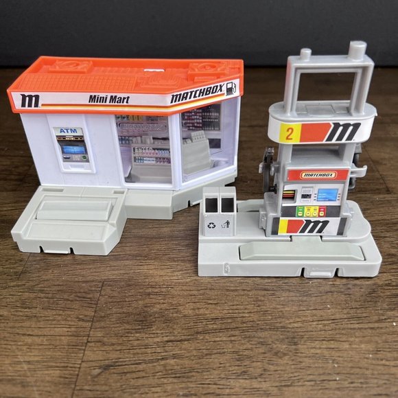 Matchbox Action Drivers Fuel Station Playset Parts Mini Mart Gas Station Pump - Picture 2 of 7